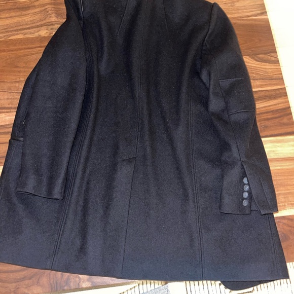 Gorgeous Helmut Lang Wool Leather Coat - Picture 3 of 5